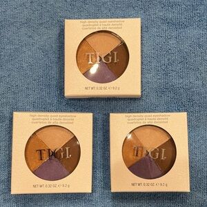 TIGI High Density Quad Eyeshadow - Bronze and Lavender Pack of 3